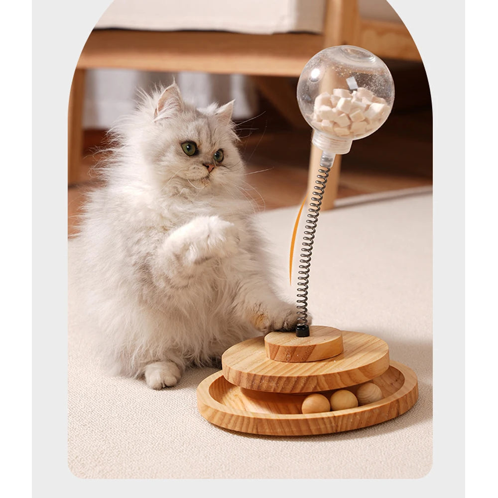 Self-Activity Cat Toy Treat Dispenser