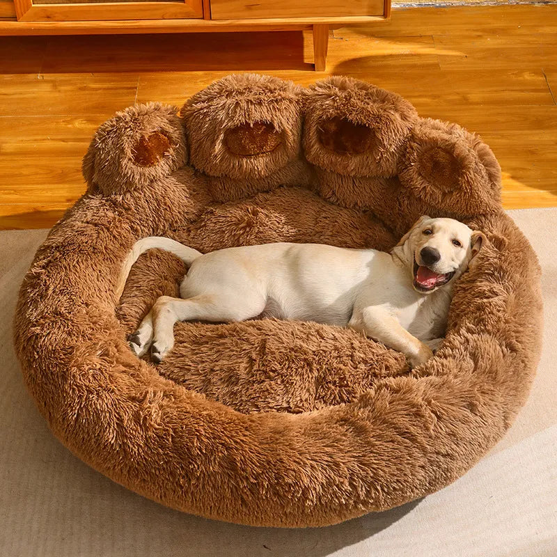 Large Soothing Paw Dog Bed